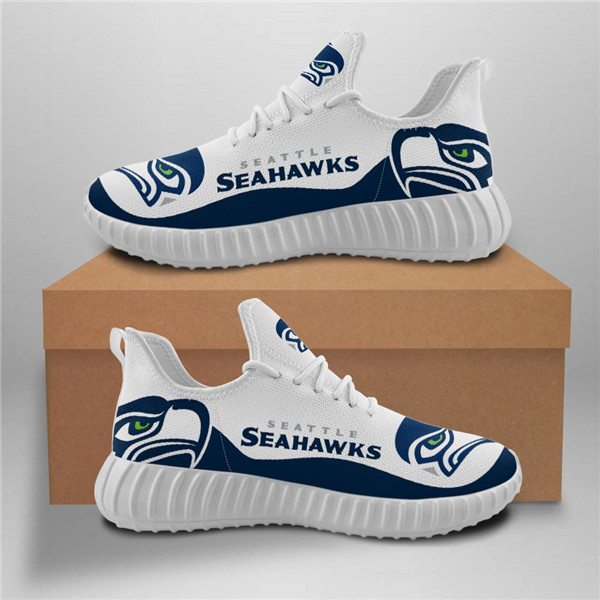 Women's Seattle Seahawks Mesh Knit Sneakers/Shoes 002